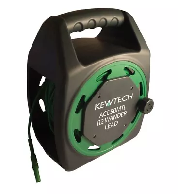 £86.71 • Buy Kewtech ACC50MTL 50 Metre R2 Earth Testing Extension Wander Test Lead Reel