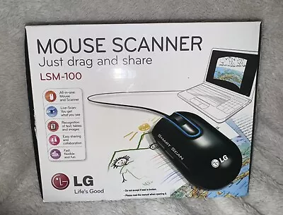 New Mouse Scanner LSM-100 Black By LG Electronics Inc. Smart Scan • $7.80