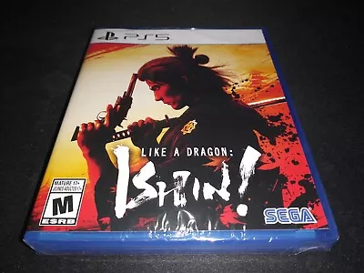 Yakuza Like A Dragon: Ishin! Sega Sony Playstation 5 PS5 NEW SEALED • $222.61