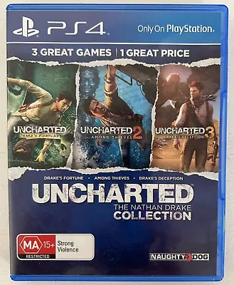 ✅ Uncharted The Nathan Drake Collection (PlayStation 4 PS4) FAST POST ✅ • $21.95