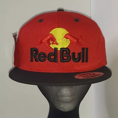 Red Bull Black Promotional Adjustable Snapback Cap Hat With Tag • $39.95