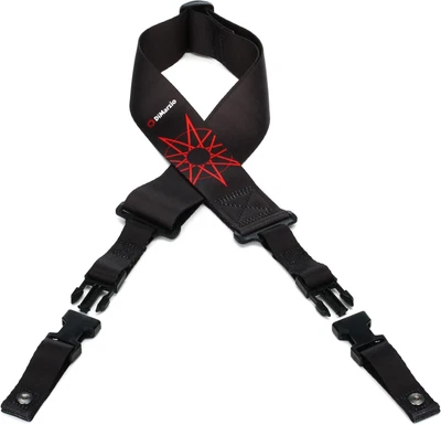 $31.99 • Buy DiMarzio Jim Root #4 Cliplock Guitar Strap - Black Original Length