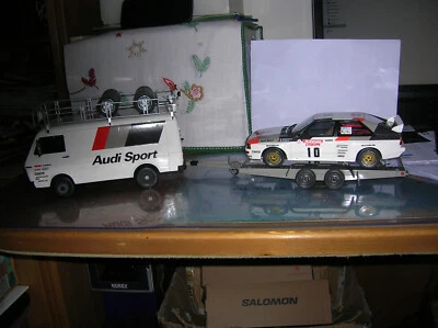 Pack VW LT35 + Audi Quattro A2 rallye 1/18 Otto OT418 2000 exemplaires