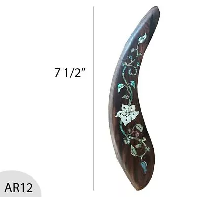 Floral Abalone Inlay Solidwood Armrest Fit Martin 000 & D45 Acoustic Guitar AR12 • $88.18