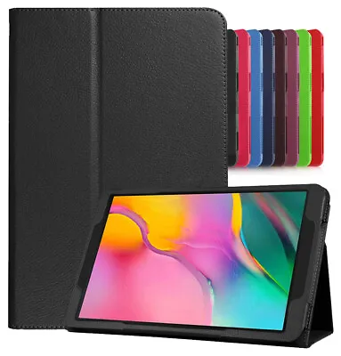 Folding Folio Leather Book Case Cover Samsung Galaxy Tab S2 8.0 T710 T713 T715 • £6.99