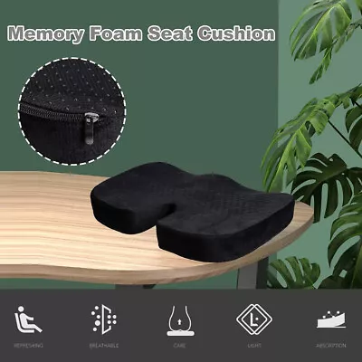 $17.99 • Buy Memory Foam Tailbone Cushion Orthopedic Chair Pillow Ergonomic Home Seat Pad 