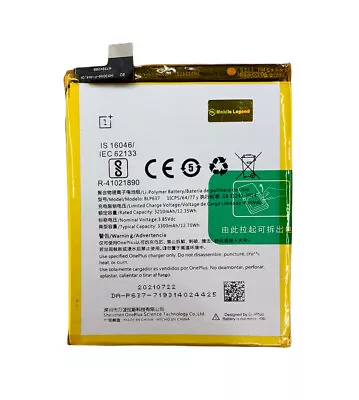 $29.99 • Buy For OnePlus 5 / 5T Battery Replacement 3300mAh  (Model No : BLP637)