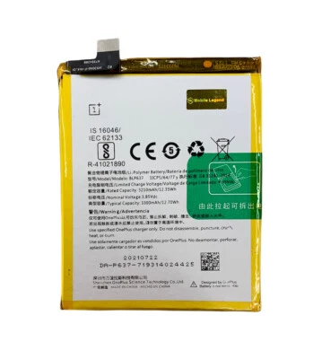 $29.99 • Buy For OnePlus 5 / 5T Battery Replacement 3300mAh  (Model No : BLP637)