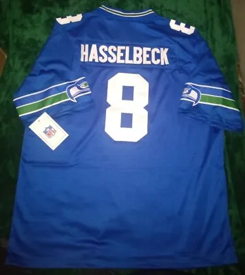 XL 50 Matt Hasselbeck Blue Seattle Seahawks NFL Jersey Brand New • $70