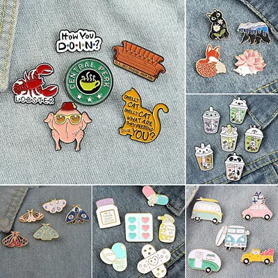 Bus Animals Enamel Pins Backpack Bag Collar Lapel Badges Metal Cartoon Brooc # • $1.62