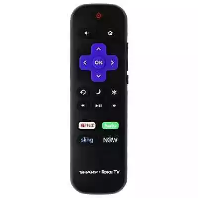 Original SHARP ROKU TV Remote Control LC-RCRUS-20 With Netflix Hulu Sling NOW • $14.99