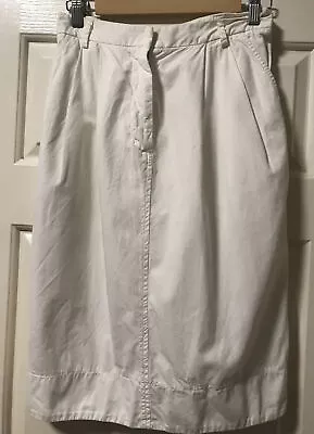 Bassike White Skirt Size 2 • $65