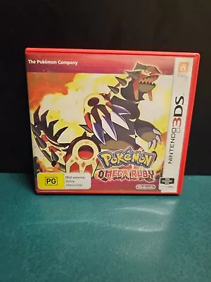 Pokemon Omega Ruby Nintendo 3DS 2014 PAL Game And Case • $70