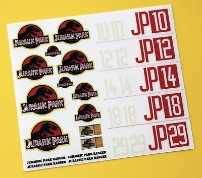 RC Rock Crawler 'JURASSIC PARK' 18th 1/18 Scale Stickers Decals  • £7.95