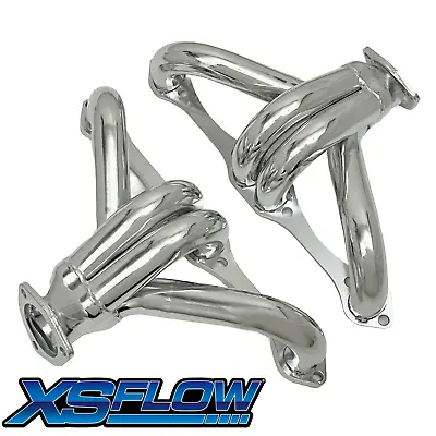 Block Hugger Headers Exhaust Small Block Chevy Hot Ceramic Coated 350 383 400 V8 • $189.95