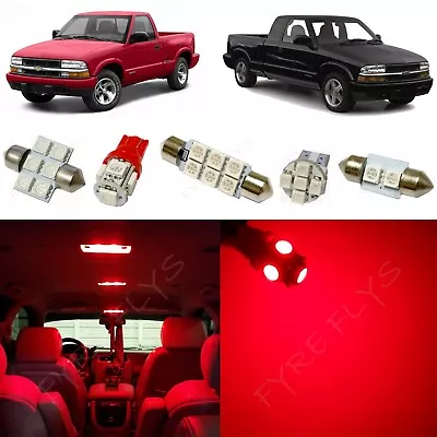 13x Red LED Interior Lights Package Kit For 1998-2004 Chevrolet S10 +Tool CS7R • $13.59