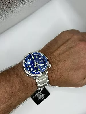 Addiesdive Tuna Deepseahunter MY-H5 Diver NH35 Automatic Blue Ships From USA • $119