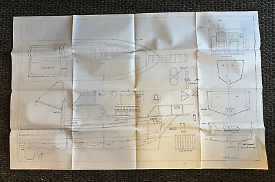 Drawing Plan Of ORCA Fishing Boat From Jaws Movie • $30