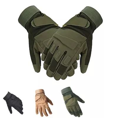 Tactical Gloves For Men Combat Hunting Shooting Military Army Full Finger Gloves • $13.99