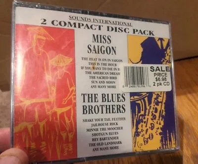 Set 2 CD Pack - Miss Saigon & The Blues Brothers - Sounds International S1035 • $21.39