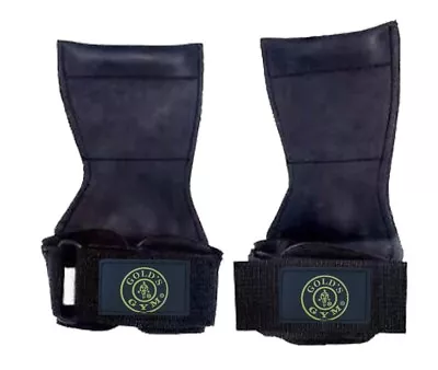 £7.99 • Buy Golds Gym Weight Lifting Grips Training Gym Straps Glove Wrist Support Bar Wraps