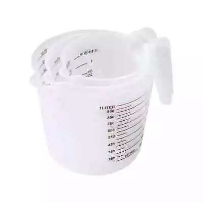 Mainstays 3-Piece Plastic Measuring Cups Set With Spouts Clear • $6.99