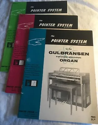 $25 • Buy Vintage 1957 Music Books: The Pointer System Gulbransen Electronic Organ #3,4,5