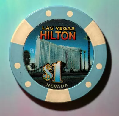 ⚡️❄️ Casino Chip OMG 😳 $1 Hilton Las Vegas ⚡️❄️⚡️❄️⚡️❄️ • $1