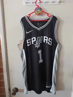 Victor Wembanyama San Antonio Spurs Away NBA Jersey Size L • $65