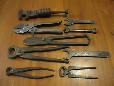 Vintage Tools ( Bemis & Co U.s.a Wrench ) Snippers Spanners ( Lot Of 9 )  • $20