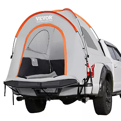 VEVOR Truck Bed Tent 6.4'-6.7' Pickup Tent With Rainfly Carry Bag For Camping • $80.99