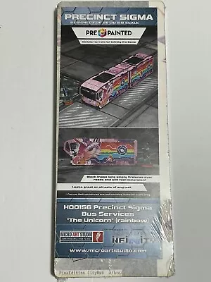 Micro Art Studio H00156 Precinct Sigma Bus Services “The Unicorn” Rainbow • $27.50