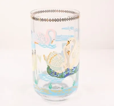 Nathalie Lete Twelve Days Christmas Seven Swans Swimming Juice Glass NEW W/ Tags • $59.95