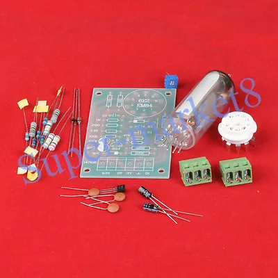 Magic Eye 6E2 EM87 6UH6 EM84 Tube Audio Indicator LOW Level Input DIY Kit • $6.49