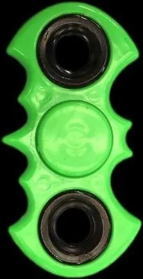 BATMAN Green Fidget Finger Hand Spinner Focus Ultimate Spin Relieve Stress Toy  • £2.99