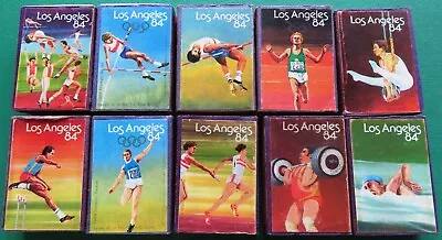 Vintage Match Boxes: 1984 LOS ANGELES OLYMPIC GAMES X 10 • $17.50