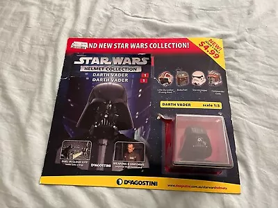 VG Condition Star Wars Helmet Collection Dearth Vader #1- Helmet & Magazine • $30