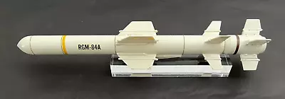 US Navy Harpoon Missile RGM-84A Desk 12  Model Display McDonnell Douglas Vintage • $199