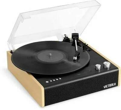 Victrola - Eastwood Bluetooth 3 Speed Record Player - Bamboo (VTA-72-BAM) ™ • $38