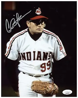 Charlie Sheen Signed 8x10 Photo Major League Wild Thing Autographed JSA COA #2 • $159.99