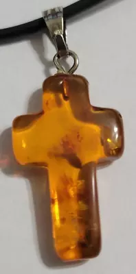 YELLOW AMBER PENDANT. EGG YOLK Amber PENDANT 46 • $20