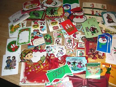 Lot Of 250+ Vintage Christmas Gift Tags + Some Seals 1940's/50's  Unused Santa • $49.95