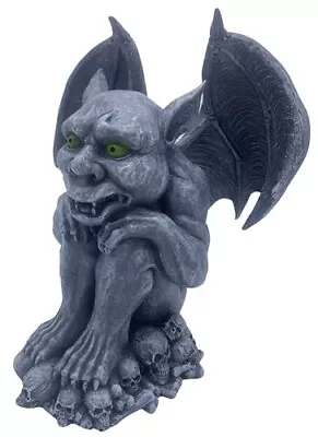 Weather Resistant Hand Painted Winged Gargoyle Resin Statue • £19.99