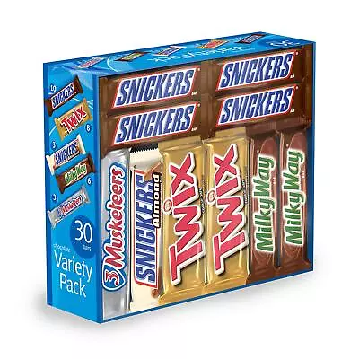 Mars Chocolate Bar Variety Pack 30 Ct. • $46.11