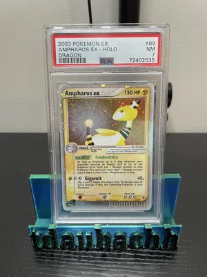 $45 • Buy Pokemon PSA 7 NM Ampharos Ex 89/97 EX Dragon Ultra Rare Holo 2003