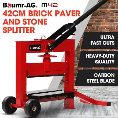 BAUMR-AG Brick Cutter Manual Block Paver Tool Cutting Paving Machine 16.5 X5.5  • $361