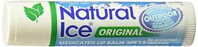 Mentholatum Natural Ice Lip Balm Original SPF 15 1 Each • $6.58