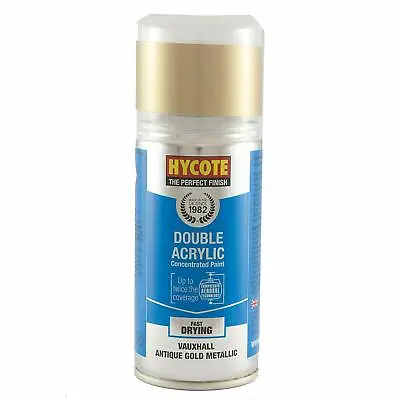 £8.19 • Buy Hycote Vauxhall Antique Gold (Metallic) Spray Paint Enviro Can XDVX706