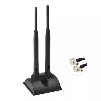 MIMO Omni Antenna Dual TS9 For 4G LTE USB Modem MiFi Mobile WiFi Router Hotspot • $16.29