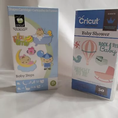 Cricut Die-cutting Cartridges- Baby Steps And Baby Shower • $25.75